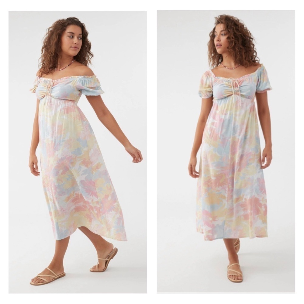 O'Neill Medium GLADYS MIDI DRESS Milk Maid